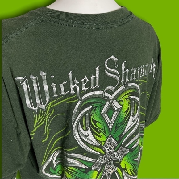 𝅺wicked Shamrock Festival Irish T-shirt - Picture 3 of 15